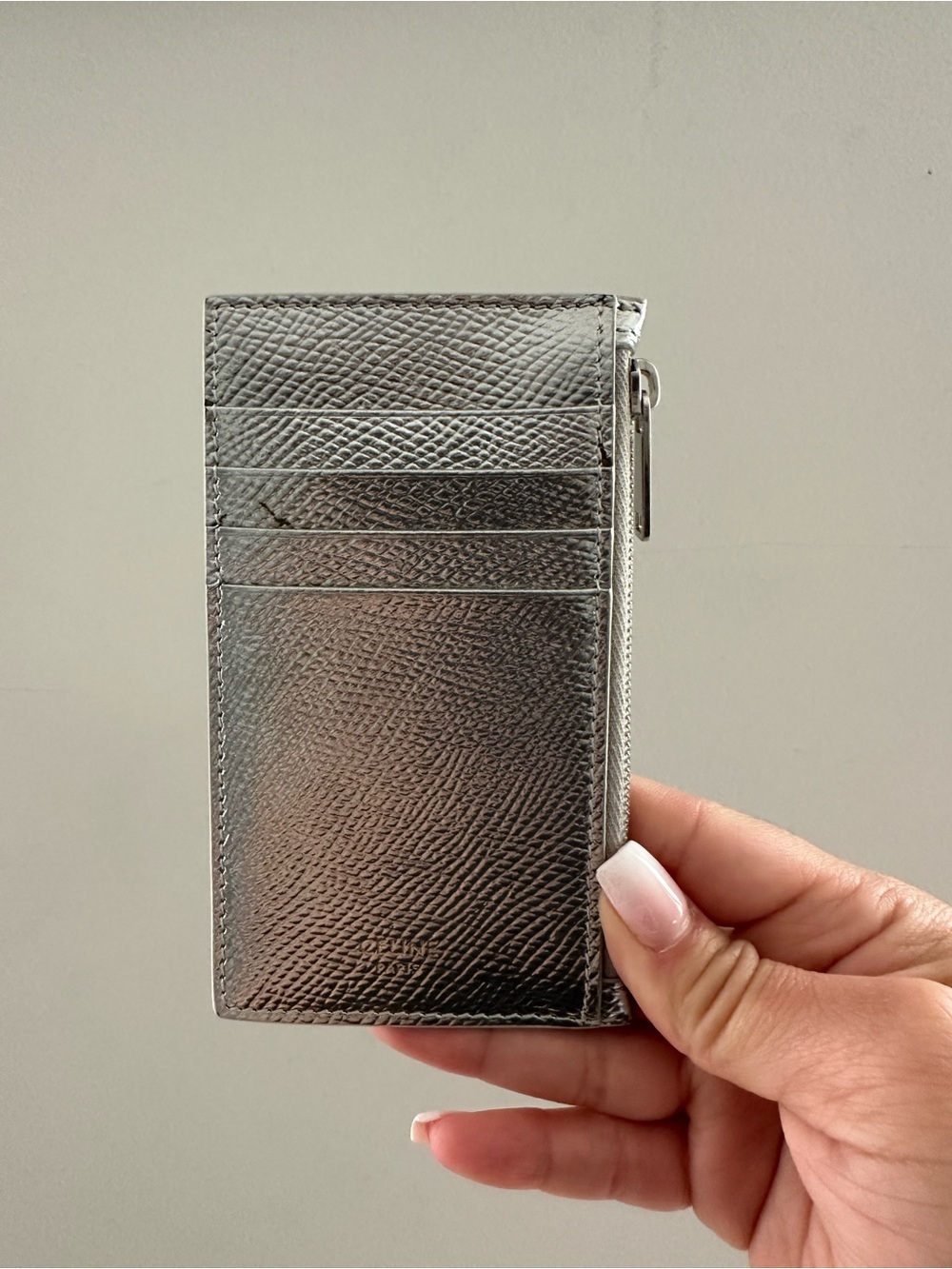 Celine Zipped Compact Card Holder